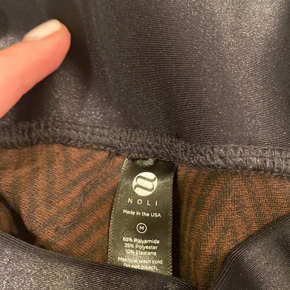 Super cute Loli brown and black size medium leggings! - Picture 1 of 4